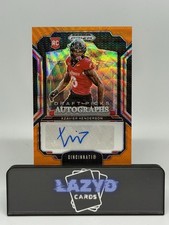 2025 Prizm Draft Picks Xzavier Henderson Auto Orange Pulsar /75 - Cincinnati