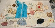 Huge Lot Of Vintage Doll Outfits Clothes Shoes Gloves Dress Girls Toys