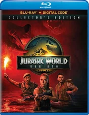 Jurassic World Rebirth - Collector's Edition Blu-ray + Digital Blu-ray  NEW