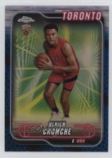 2024-25 Topps Chrome Blue Basketball Refractor Ulrich Chomche #191 8d2