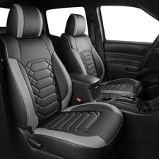 FREESOO Tacoma Seat Covers Custom Fit for Toyota Tacoma 2005-2015 Double Crew...