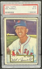 1952 Topps Mel Parnell PSA 5 EX #30 Boston Red Sox