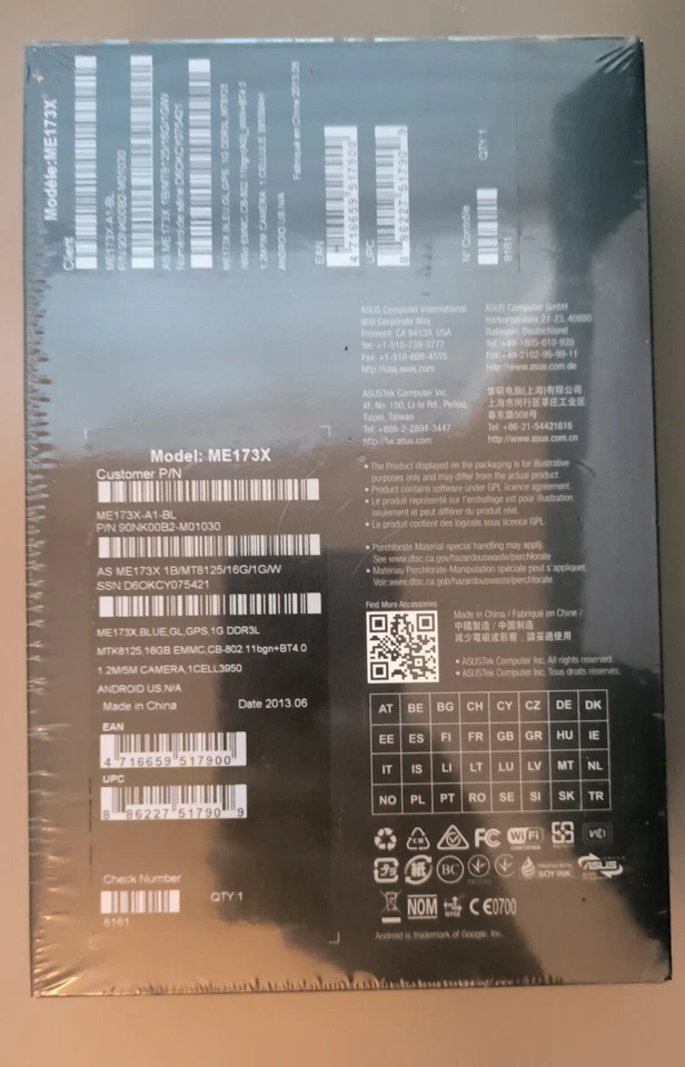 ASUS MeMO Pad HD 7 ME173X 16GB, Wi-Fi, 7in - Blue - Image 2 of 2