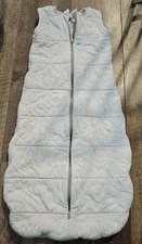 Ergopouch Sleep Suit Organic Cotton Sleeping Bag TOG 2.5 for 8-24m Light Grey