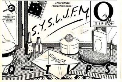 NPBK08 WERBUNG 7X11 Q-Tips - SYSLJFM The Letter Song