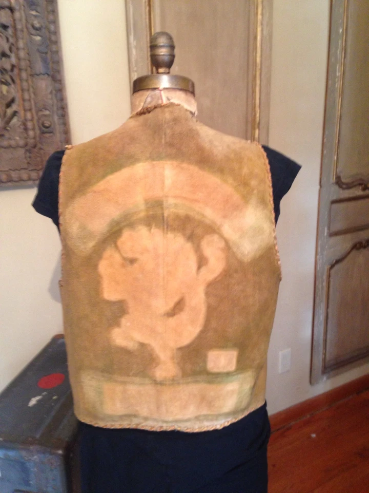 Chaqueta Chaleco Chaqueta De Colección Retirada Miembros del Club de Pandillas Harley Davidson Parche Motocicleta Talla M Foto 2 de 4