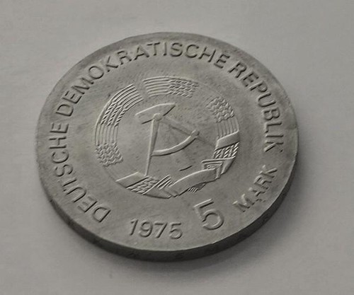 *1975 5MARK INTERNATIONALES JAHR DER FRAU -JÄGER 1558 Vz.plus - Bild 9 von 9
