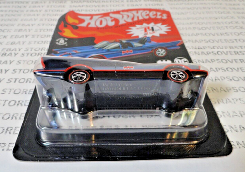 2021 HOT WHEELS RLC EXCLUSIVE SPECTRAFLAME STEEL BLUE TV SERIES BATMOBILE, NICE! - Picture 4 of 10