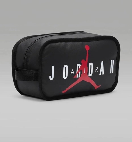 Jordan Toiletry Travel Bag Black White Red 9A0473-F66 - Picture 4 of 6