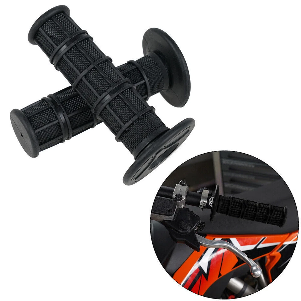 Empuñaduras de mano para motos de cross Kawasaki KDX 50 80 175 200 220R 250 7/8" 1" manillar Foto 3 de 4