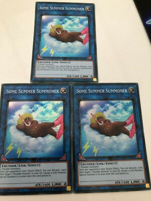 Yugioh Some Summer Summoner SOFU-EN049 Super Rare NM x3 Play Set