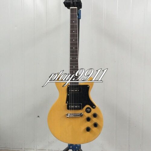 Handmade LP 1994 Yellow Special Double Cut E-Gitarre P90 Tonabnehmer Lagerbestand - Bild 2 von 7