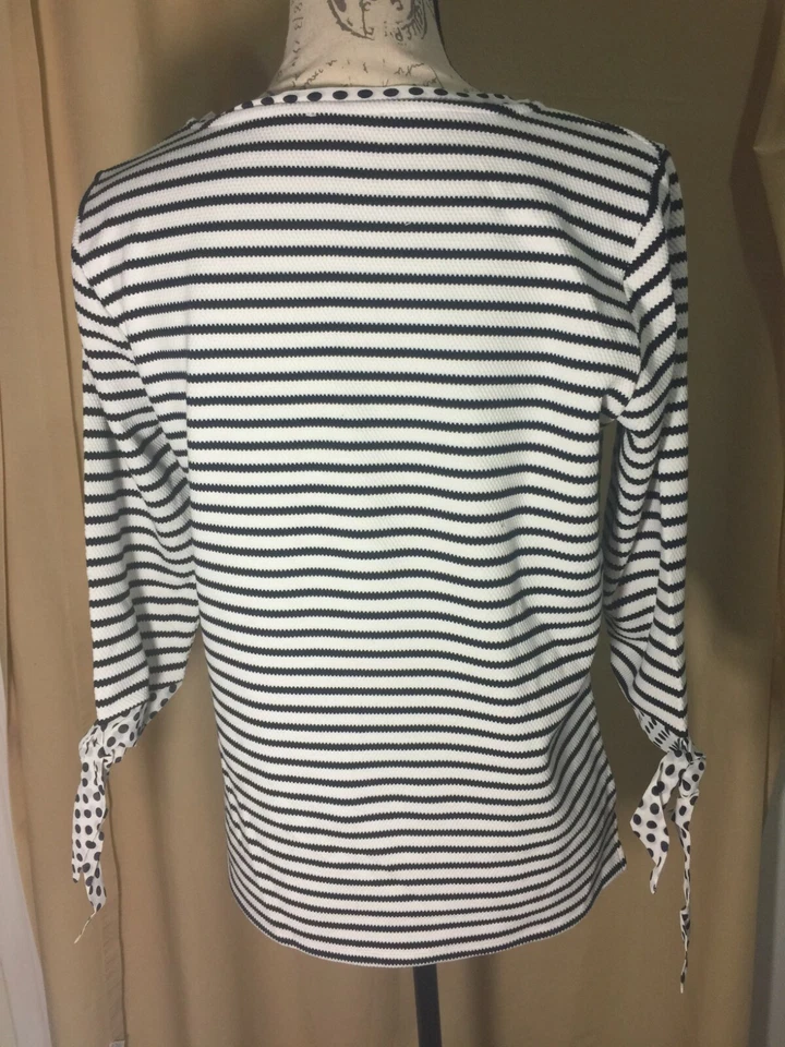 Tom Tailor Mujer Manga 3/4 Camisa Top Blusa Talla XS, 035W1T06 Foto 3 de 4