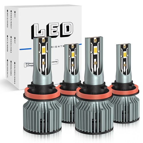 For Toyota Tacoma 2016-2023 LED Headlight Bulbs Kit High/low Beam + Fog Light Q8 - 第 11/13 張圖片