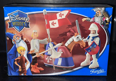 Disney Action Figuren Das Schwert im Felsen Heroes Famous 2004 Vintage Neu