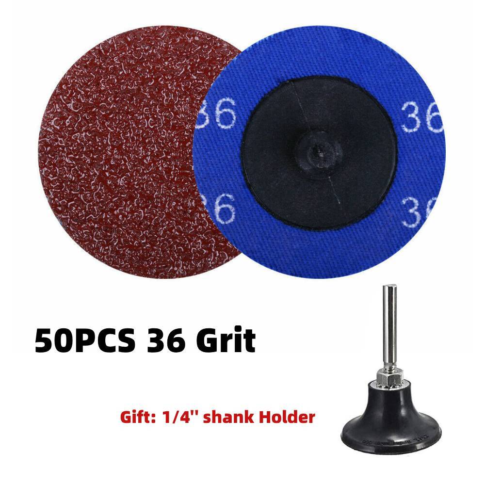 53-teiliges Quick Change Schleifscheiben Set - P60 Körnung Für Bohrmaschinen