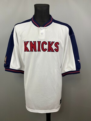 h*1様 Reebok 製NBA NEW YORK KNICKS ジャージ上下( New York Knicks #50 NBA Reebok Team Issued Practice Jersey 3XL