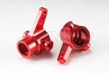 Jazrider Aluminum Front Upright Knuckle Arm(Red)Set For Tamiya TA01/DF01/Hotshot