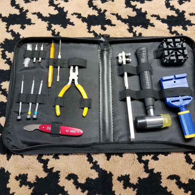 16 PCS Watch Repair Tool Kit ***Brand New*** Travel Case eBay