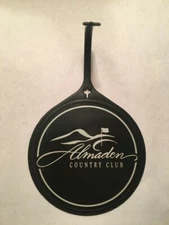 Vintage Rare Almaden Golf & Country Club Golf Bag Tag - San Jose, CA - A Beauty!
