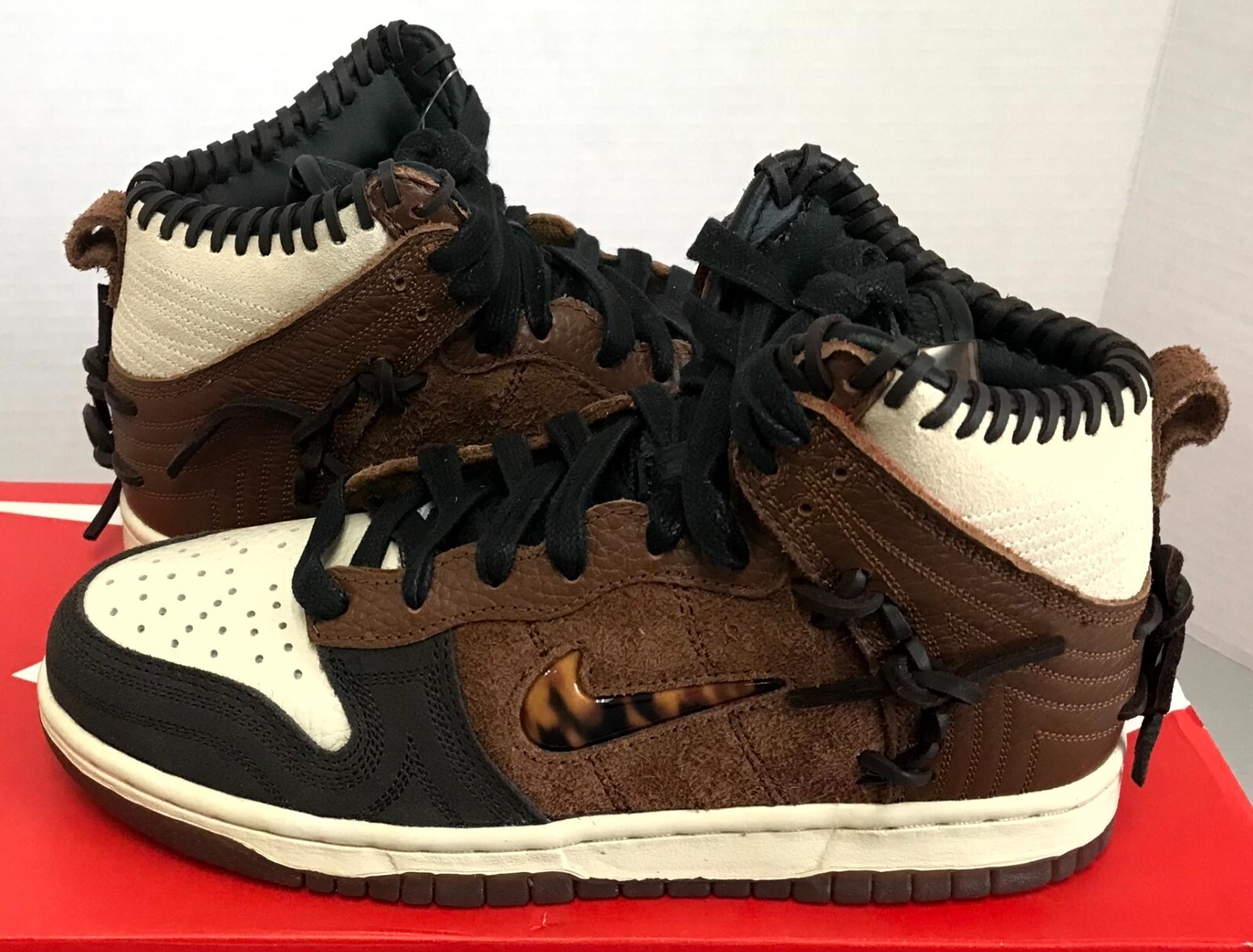 OFF WHITE X NIKE NIKE X BODEGA DARK HI BDGA LEGEND FAUNA MARRONE RUSTICO BIANCO SPORCO 15 CZ8125 200