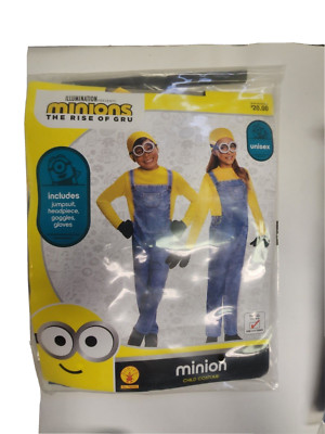 Mimions Custome unisex childs size small (3-4 years)