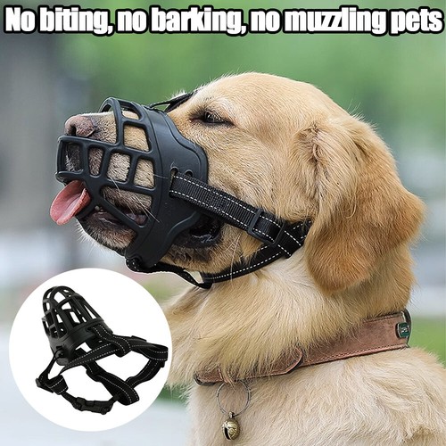 Maulkorb für kleine mittlere / extra große Hunde Anti-Beißen-Korbmaulkörbe DHL· - Bild 2 von 30