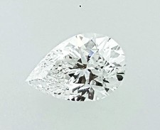 Natural Loose Diamond 0.73CT D Color VS2 GIA Certified Pear Cut Brilliant 3424.66 per carat