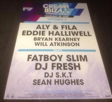 CREAM / RADIO 1 / CREAMFIELDS 2016 @ AMNESIA CLUB IBIZA CLUB POSTERS - TRANCE DJ