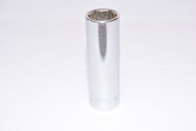 Crescent CDDS45N 15mm 3/8" Drive Deep Metric Socket – 6-Point, Chrome Vanadium Steel, Mirror Polish – Off-Corner Loading Design