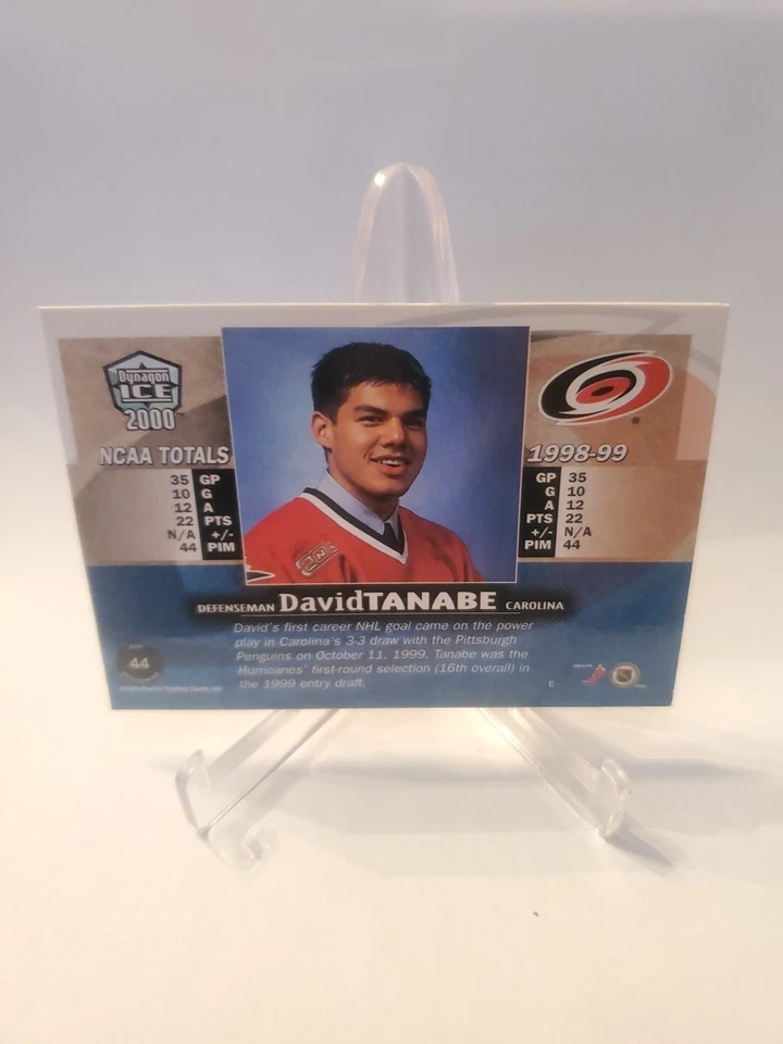 1999-00 Pacific Dynagon Ice - #44 David Tanabe (RC) - Image 2 of 2