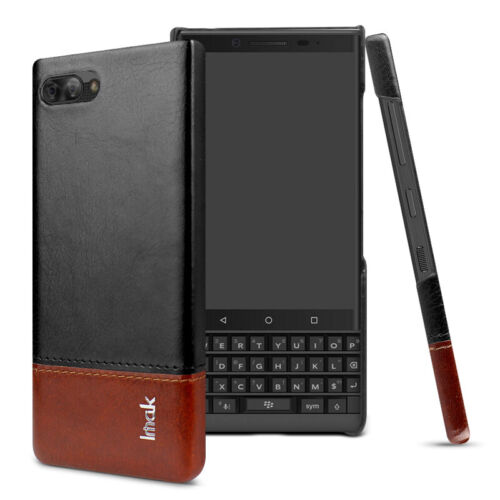 Imak Luxury Shockproof Matte Business PU Leather Phone Cover For BlackBerry Key2 - Picture 1 of 7