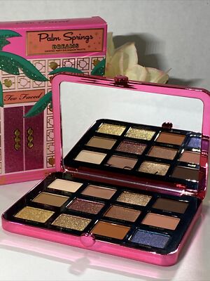 TOO FACED PALM SPRINGS DREAMS Eyeshadow Palette New Boxed Authentic Free Ship