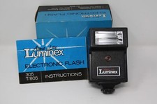 Vintage ACME LITE Luminex Electronic Flash Model T/805 original box  manual