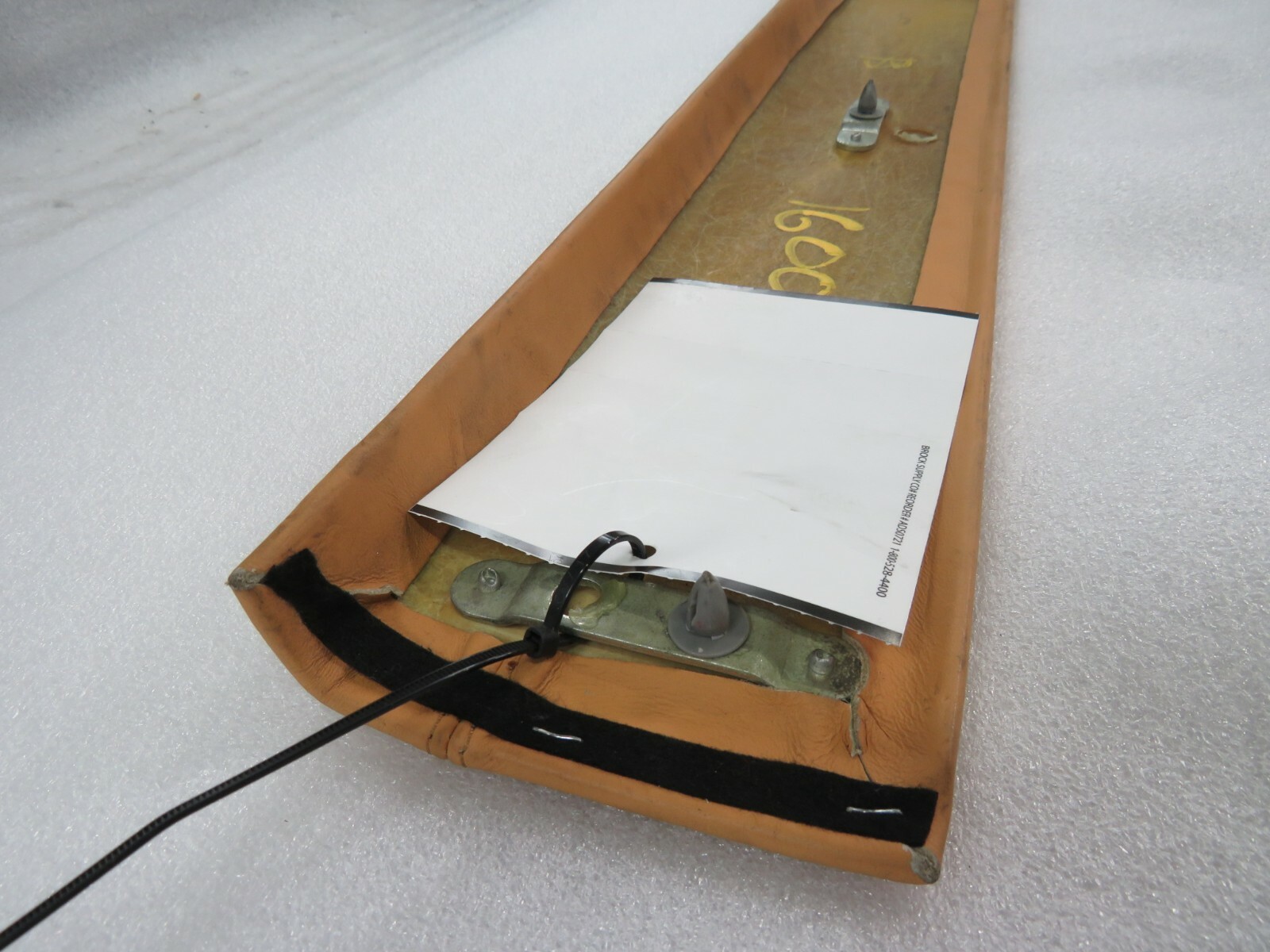 Ferrari 360, Lower Rear Window Trim, Beige, Leather, Used, P/N 63580800