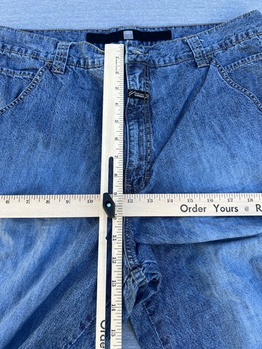 Marithe Francois Girbaud Jeans Blue Y2K Baggy Skater Wide Leg Grunge Men's 36 - Picture 5 of 14