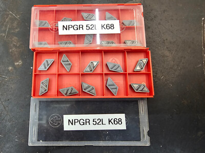 Lot De 5 Plaquettes De Coupe CPGN 190412 K68 - Marque Kennametal - Fabriqué En France