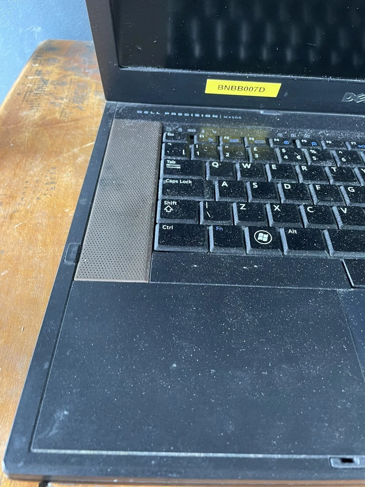 Dell Precision M4500 15.6" Core i7cpu Q740 @ 1.73Ghz Laptop Read Description - Image 2 of 4