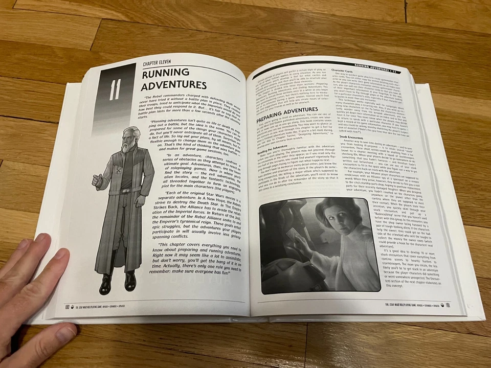 Libro de reglas básico actualizado ampliado revisado de Star Wars D6 REUP HC AWAY RPG Foto 3 de 4