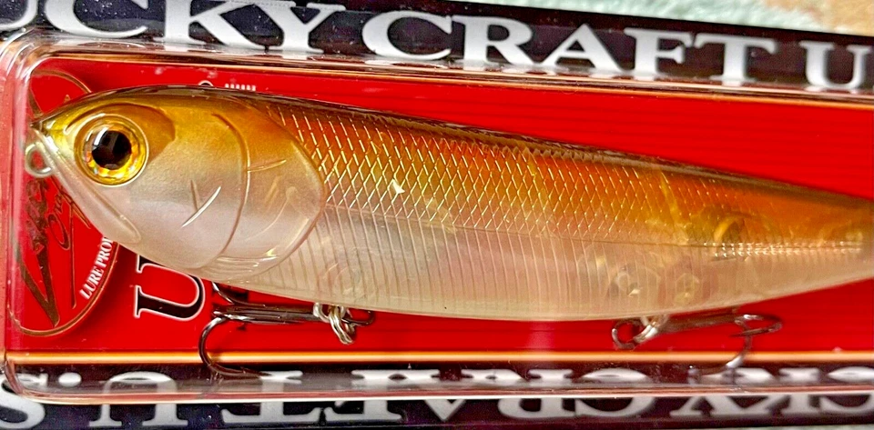 "Señuelo de pesca para caminar Lucky Craft Sammy 128 Topwater 5"" 1 oz - marrón fantasma" Foto 2 de 2