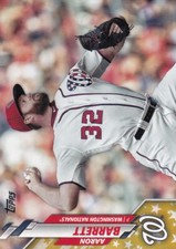 2020 TOPPS GOLD STARS PARALLELS AARON BARRETT WASHINGTON NATIONALS - B5786