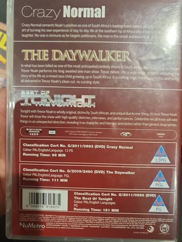 TREVOR NOAH CRAZY NORMAL THE DAYWALKER BEST OF TONIGHT WITH DVD TV STAND UP LIVE - Picture 2 of 3