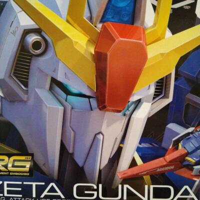 NEW] BANDAI RG Zeta Gundam 1/144 Scale Plastic Model Kit