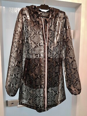 DAMEN LACK JACKE - PYTHON LOOK - TRANSPARENT - GR.L by LAURA JO PARIS - 