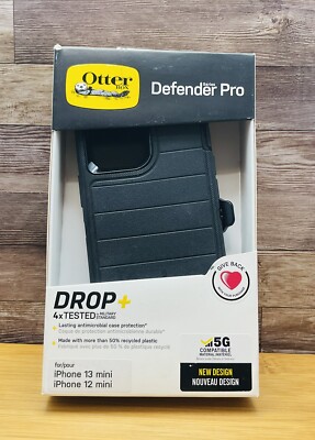 OtterBox Defender Pro Series Case for Apple iPhone 13 Mini and 12 Mini - Black