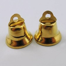 40pcs Gold Tone Iron Craft Bells Christmas Jingle Bell Craft Bells Decor 36845