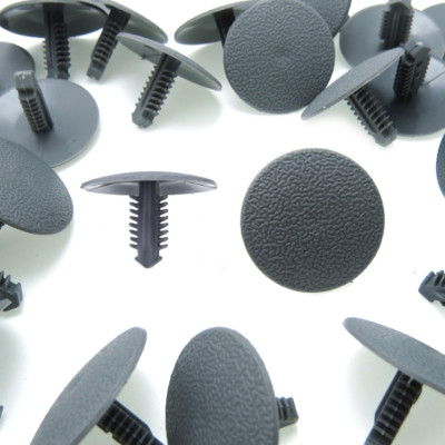 100 Fit 1/4" Hole Plastic Rivet Push In Fastener Bumper Fender Trim Molding Clip 100 Fit 1/4" Hole Plastic Rivet Push In Fastener Bumper Fender Trim Molding Clip