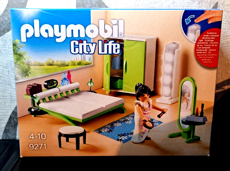 Playmobil City Life 9271 Bedroom - New & OVP