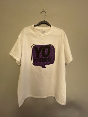 Yo Pi erre shirt T-Shirt for Men, Size XL - purple and white