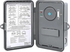 BN-LINK Pool Pump Timer, Outdoor Indoor Smart Wi-Fi Timer Box, 2HP 40A Grey